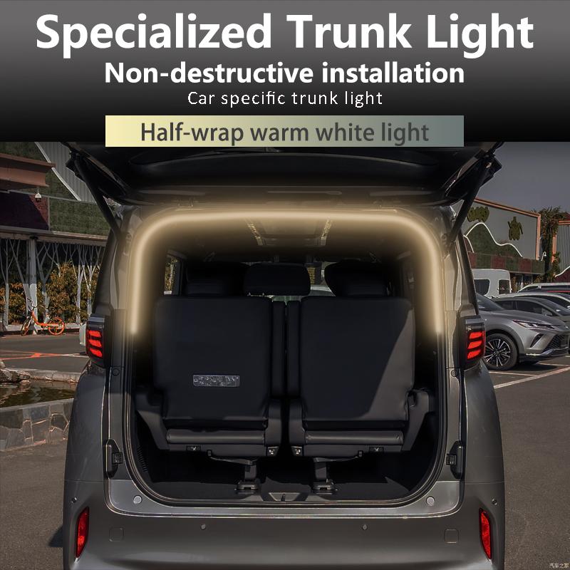 For Toyota Alphard Vellfire 20/30/40 Series Tailbox Light Ambient Light Modification Accessories Trunk Compartment Light Tools