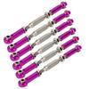 6 pcs 81mm   Aluminum Servo Links Tie Rod Set for RC Car Accessories