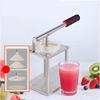 Ручная металлическая соковыжималка с мерным стаканом, удобной ручкой для эффективной переработки фруктов, деталь, пригодная для мытья в посудомоечной машине