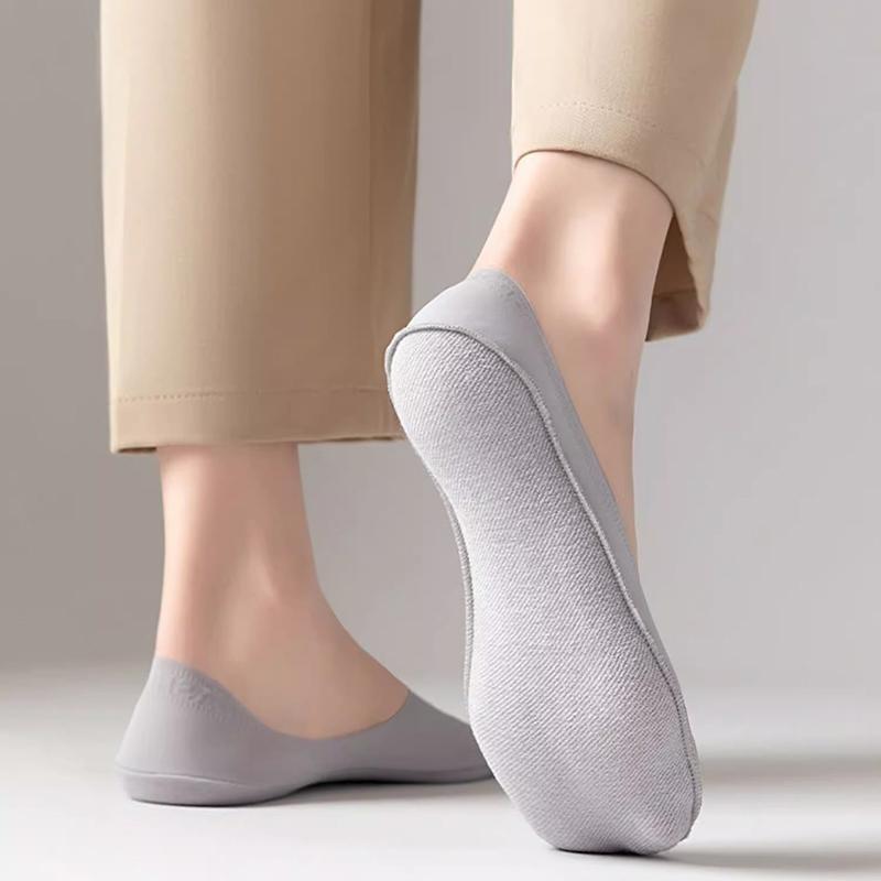 Женские носки Ice Silk Mesh Invisible Boat Socks, дышащие, нескользящие, ультратонкие, на высоком каблуке