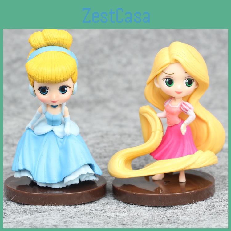 ПВХ Очаровательные Фигурки Принцесс из Сказок для Украшения Торта и Веселой Игры