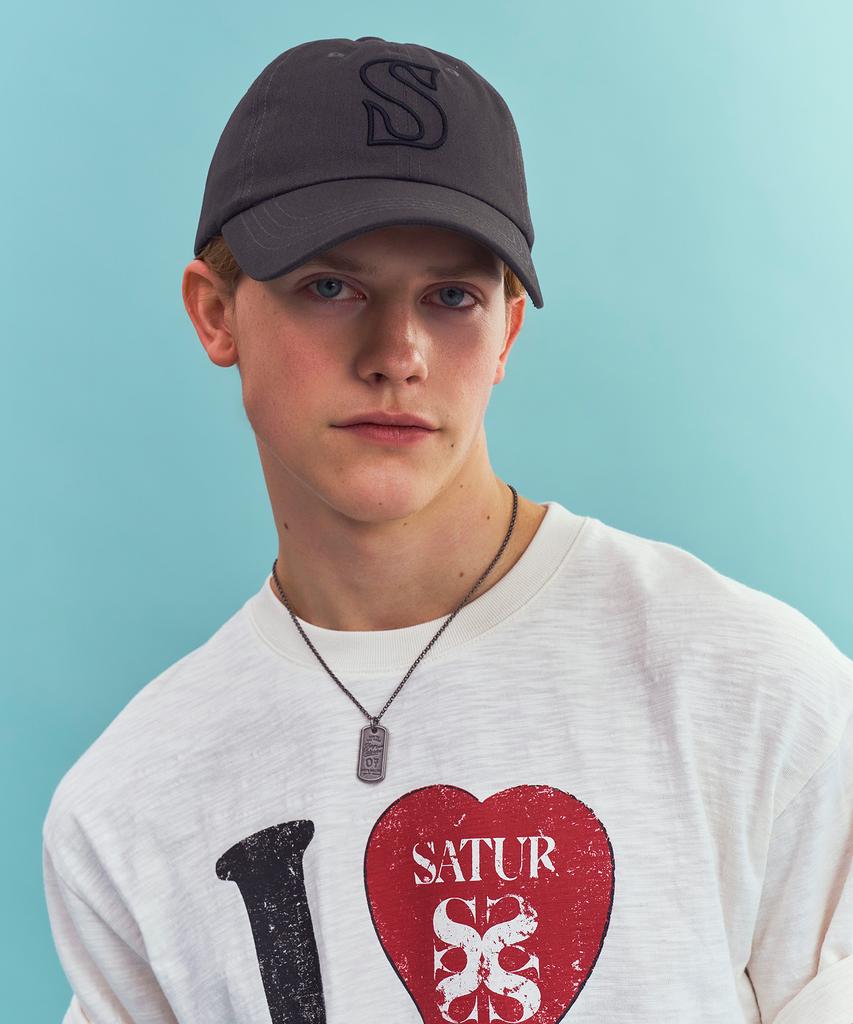 Кепка-бейсболка S Logo Vintage Casual Угольный