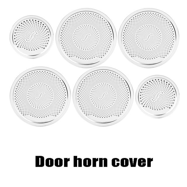 Автомобильный стереодинамик с левым рулем и правым рулем, наклейка на дверь, чехол для BMW X5 E70 F15 2008-2018, отделка из нержавеющей стали, автостайлинг, авто