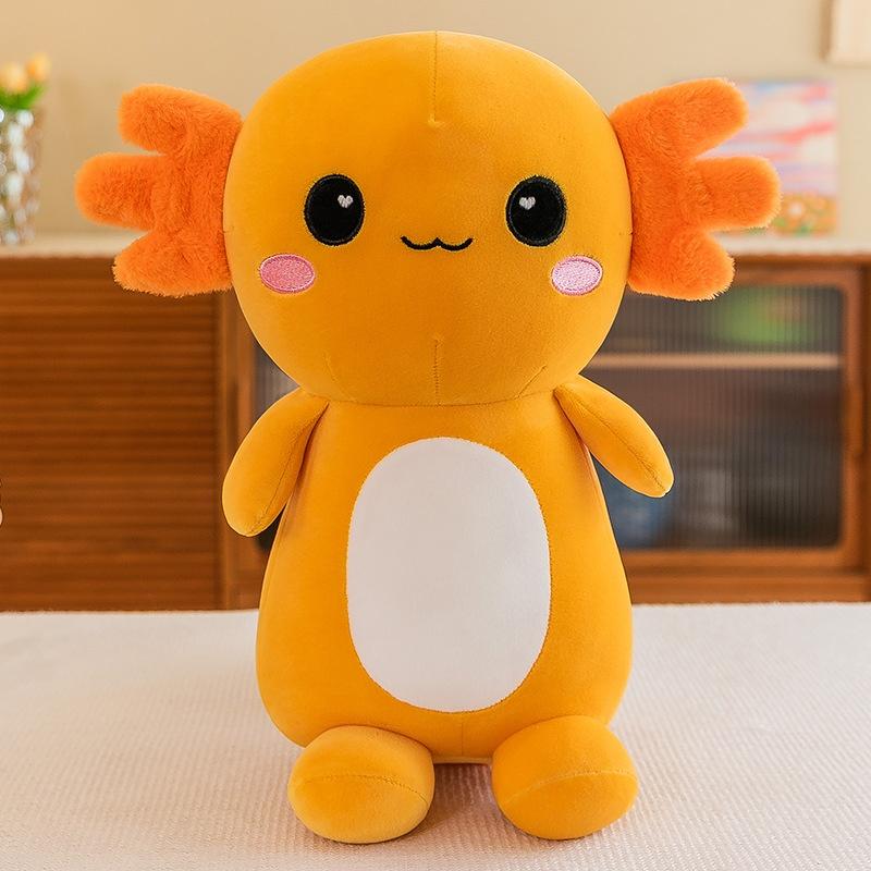 Кукла Squishmallows Саламандра, мягкая плюшевая кукла, шестиугольный динозавр, милый аксолотль, мягкая игрушка в подарок для