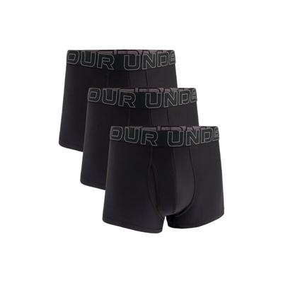 Tech Boxer Jock Letter Pattern Slim Fit Comfortable Mid Rise Underwear 3 Pack Men underwear Black 1387418-001