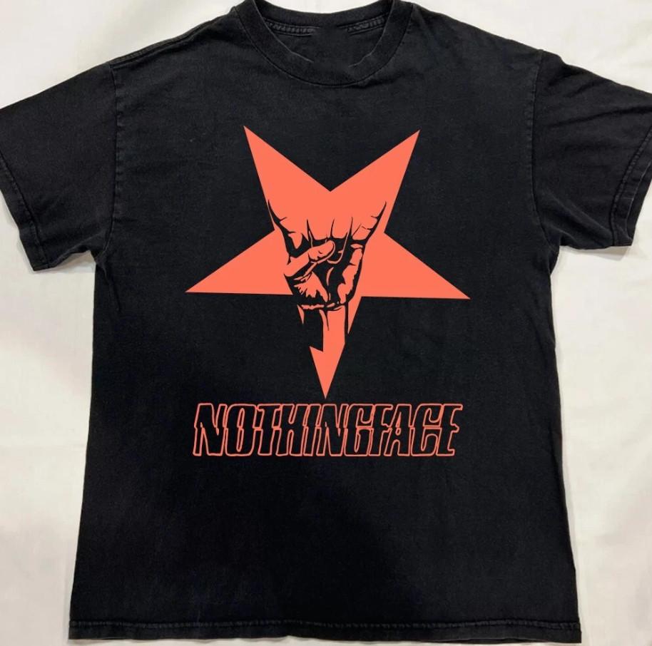 Classic Nothingface Unisex Unisex Short Sleeve T-Shirt Mens Womens Tees Top, size S-4XL