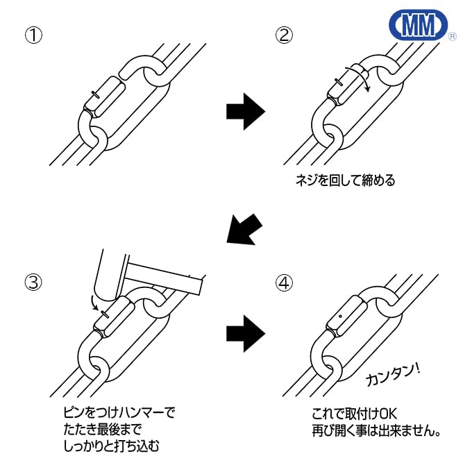 MM Mizumoto Machinery Захват-кольцо с пальцем из нержавеющей стали SUS304 SHT-13
