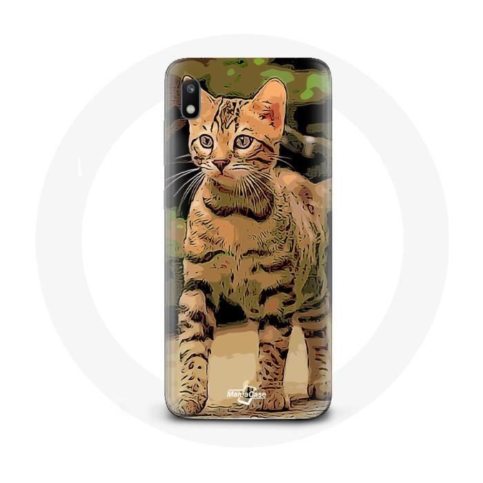 Coque pour Samsung Galaxy A10 Bengal Race de chats dessin Animé
