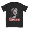 Унисекс Футболка Cardi B Am I The Drama 2026 Арт Новинка Хлопок Футболка с коротким рукавом Футболка с круглым вырезом Одежда Большой размер