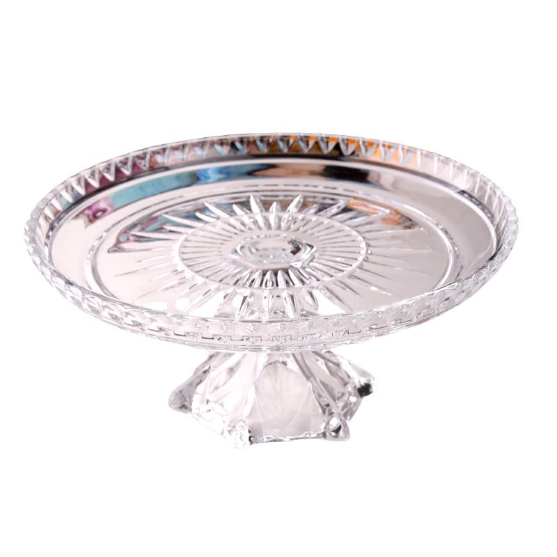 Flavinmci European Crystal Glass Fruit Bowl