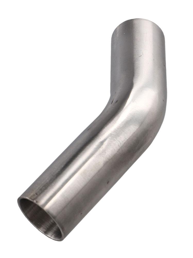 Универсальный отвод из нержавеющей стали 45°, полированная выхлопная труба 19-51 мм