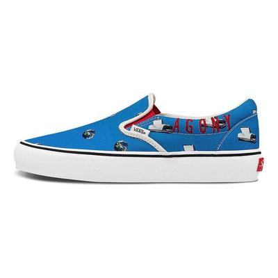 Cali Thornhill Dewitt x Vault Classic Slip-On LX Синий Кризисный Актер Унисекс Кроссовки VN0A3QXY61H