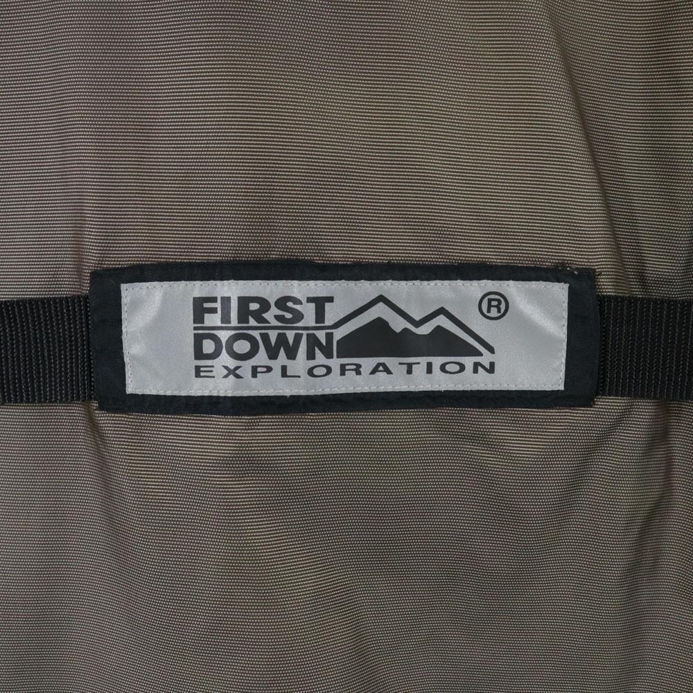 FIRSTDOWN 90-е годы Старая сноубордическая Пуховая куртка L Коричневая Лыжная Мужская Б/У