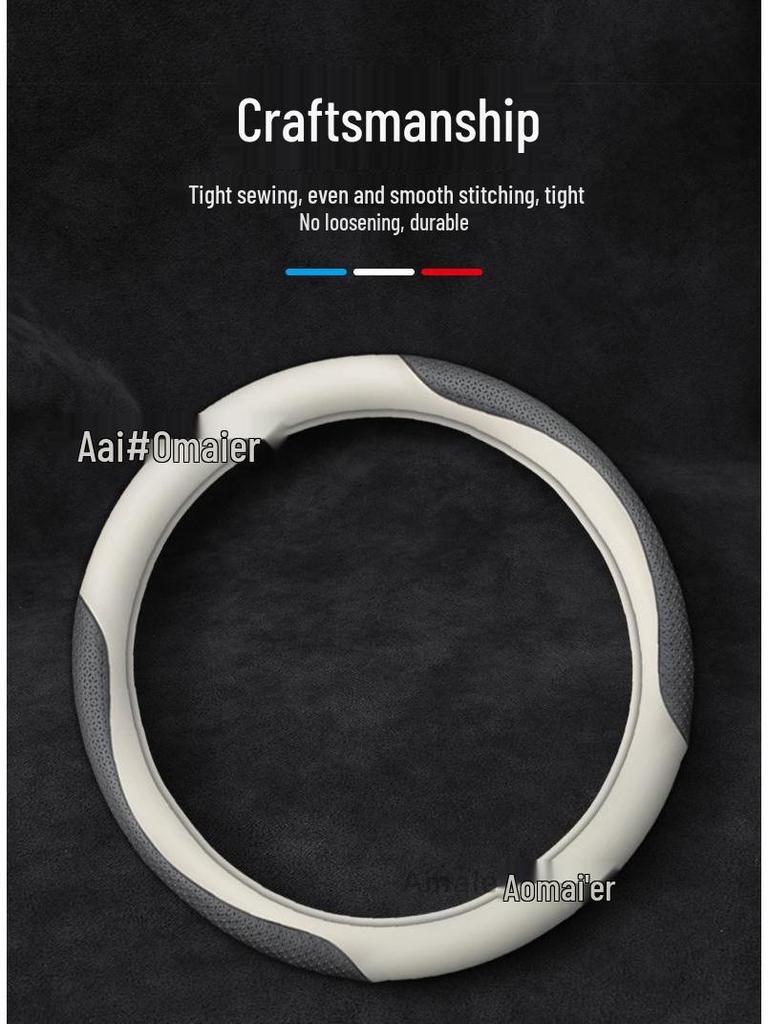 Натуральная кожаная оплетка руля для Toyota: Corolla, Asia Dragon, RAV4, Camry, Highlander, Levin.