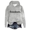 Women's Hooded Long Sleeve Printed Flannel Top Hooded Sweatshirt