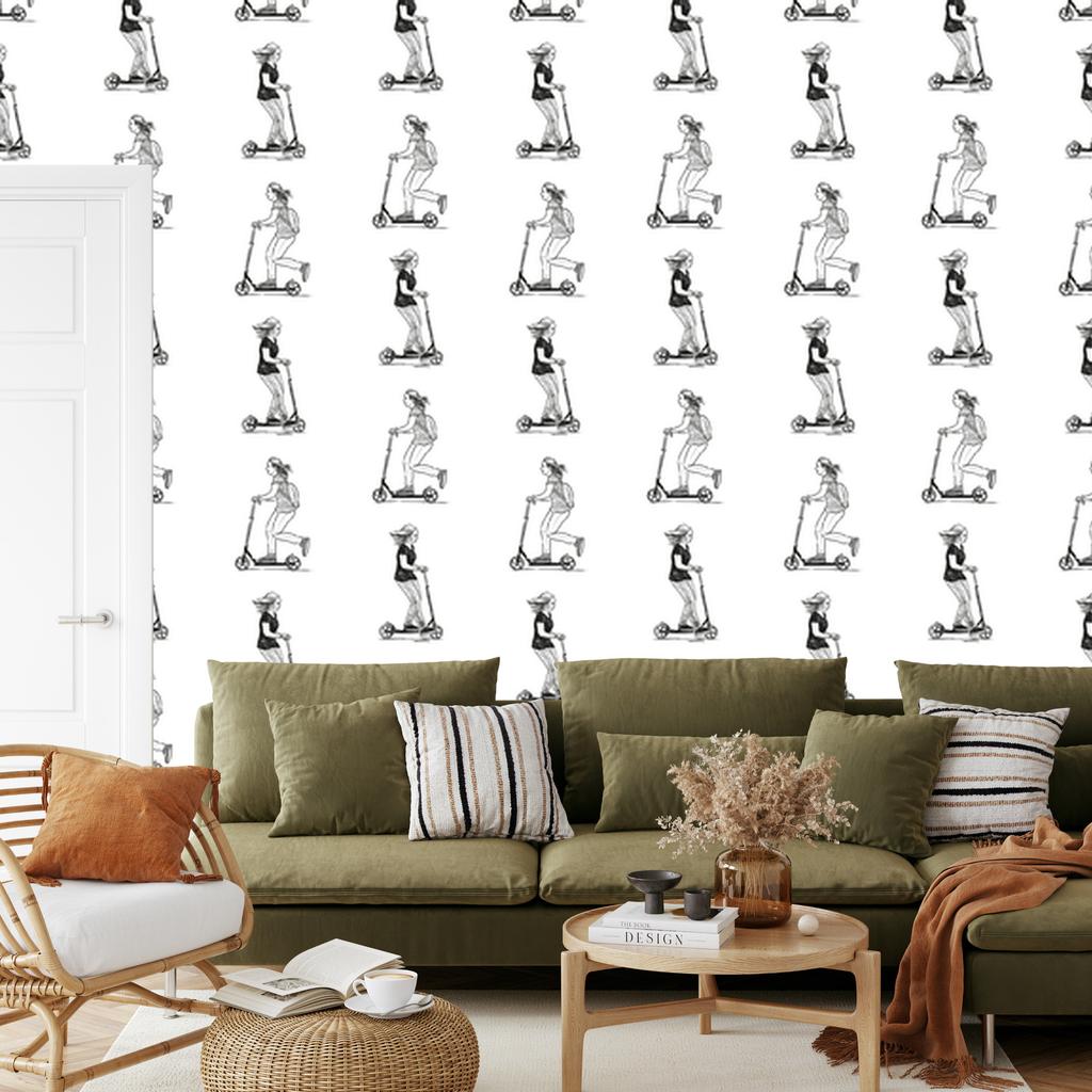 Wallpaper Decorative pattern for living room and bedroom 50x1000