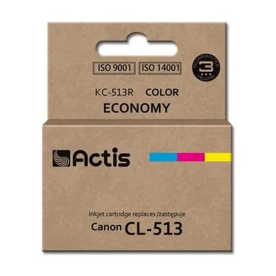 Cartouche D'encre - ACTIS - KC-513R - Compatible Canon CL-513 - 15 Ml - Multi-couleurs