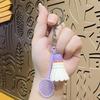 Мини-подвеска Бадминтонная ракетка Брелок Держатель для ключей Кольцо для ключей Брелок-подвеска для рюкзаков и ключей
