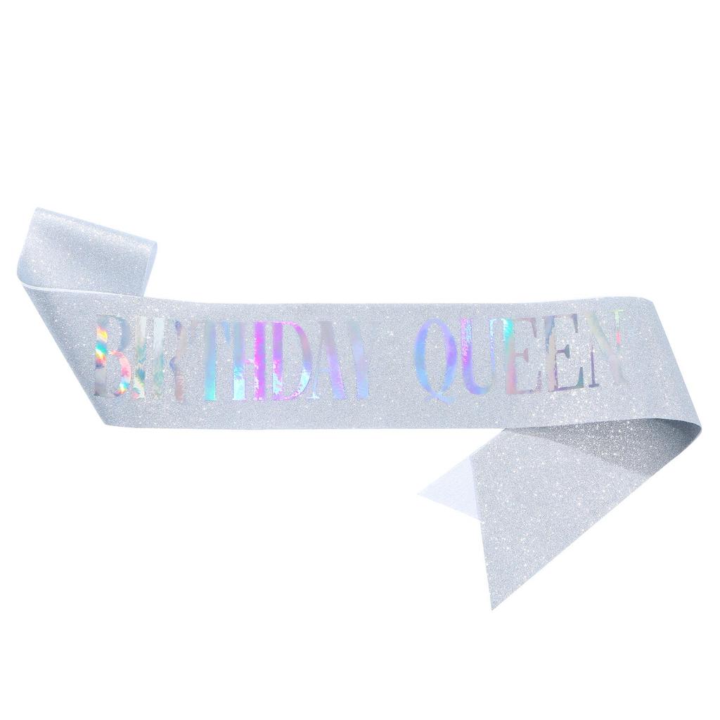 Европейская и американская мода Блестящая лента на день рождения - Лента Королева/Девушка на день рождения