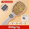 Pet Food Measuring Spoon, Electronic Measuring Cup for Dog and Cat Food, Digital Spoon, Kitchen Scale with LED Display