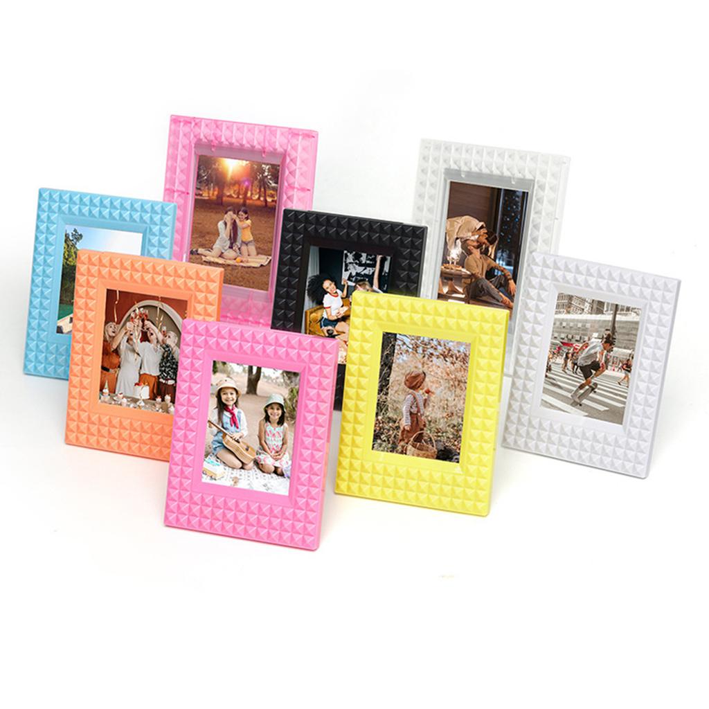 Clear Acrylic Photo Frame Stand Photo Display Holder for Photo Card Desktop Decoration Holder
