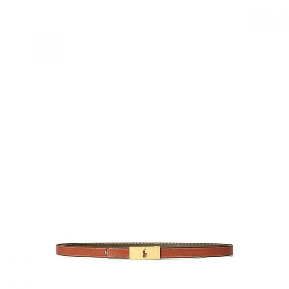 Polo Ralph Lauren Женский двусторонний кожаный ремень из кожи вачетты Wapoblt09m20101999