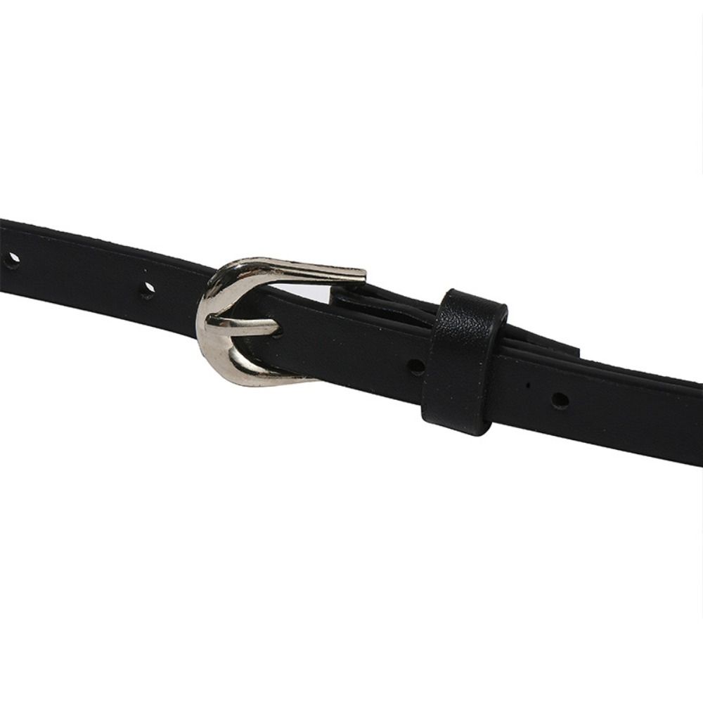 Casual Pin Buckle Waistband Luxury Design Thin Waist Strap Trend Jeans Belt