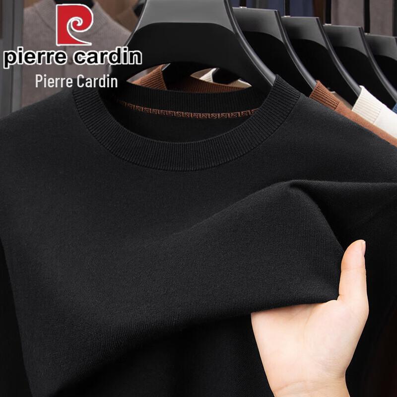 Pierre Cardin Мужской тонкий свитер с круглым вырезом