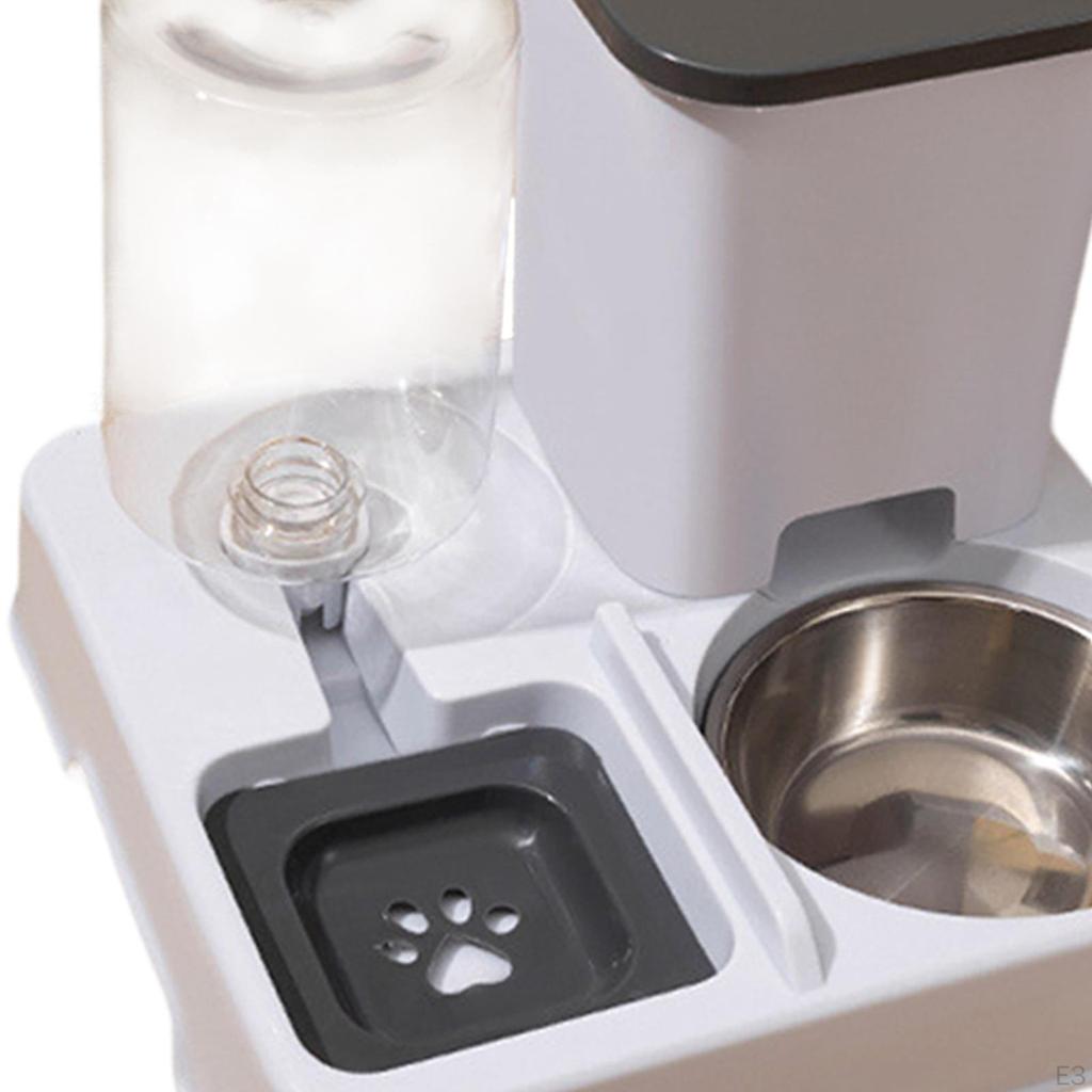 Automatic Cat Feeder 2 In 1 and Water Dispenser Eating Drinking Bowl for Indoor Cats