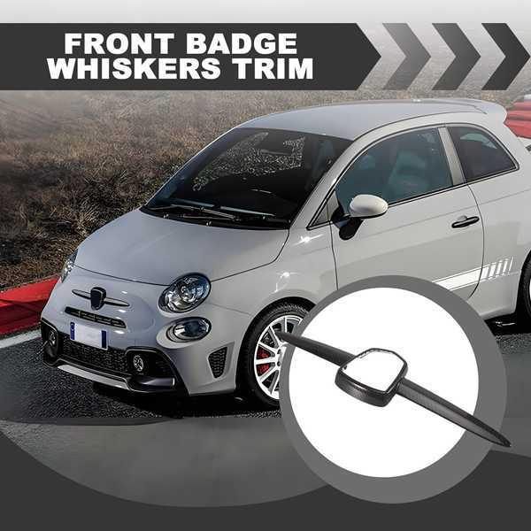 Декоративная накладка на рамку эмблемы из углеродного волокна для Abarth 595/695 (2012-2023 гг.)