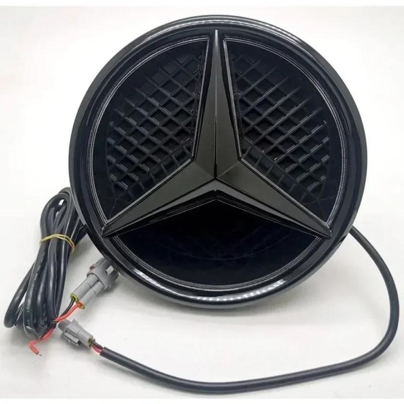 AABGY1 White Blue Red Light Car Front Grilled Star Emblem LED Illuminated Logo for Mercedes Benz W213 E-Class  2016-20191