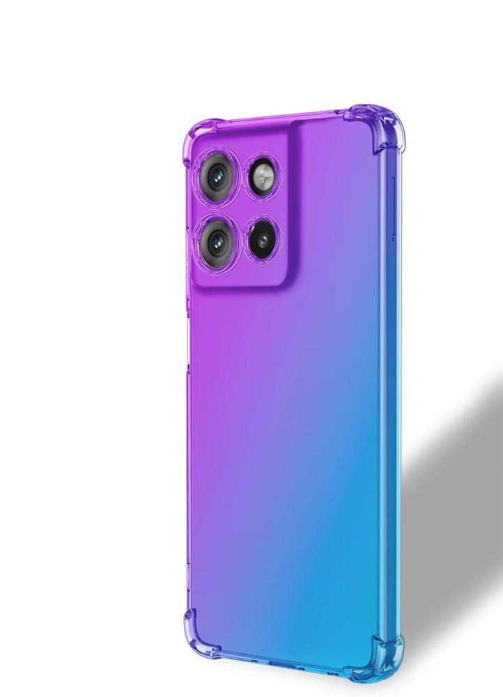Gradient Dropproof Case for Motorola Moto G17 / G17 Power / G15 / G15 Power, Purple / Blue