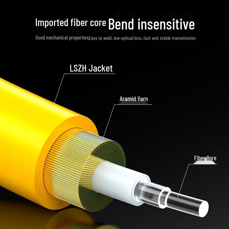 Shengwei 9/125 Single-Mode Fiber Optic Patch Cable