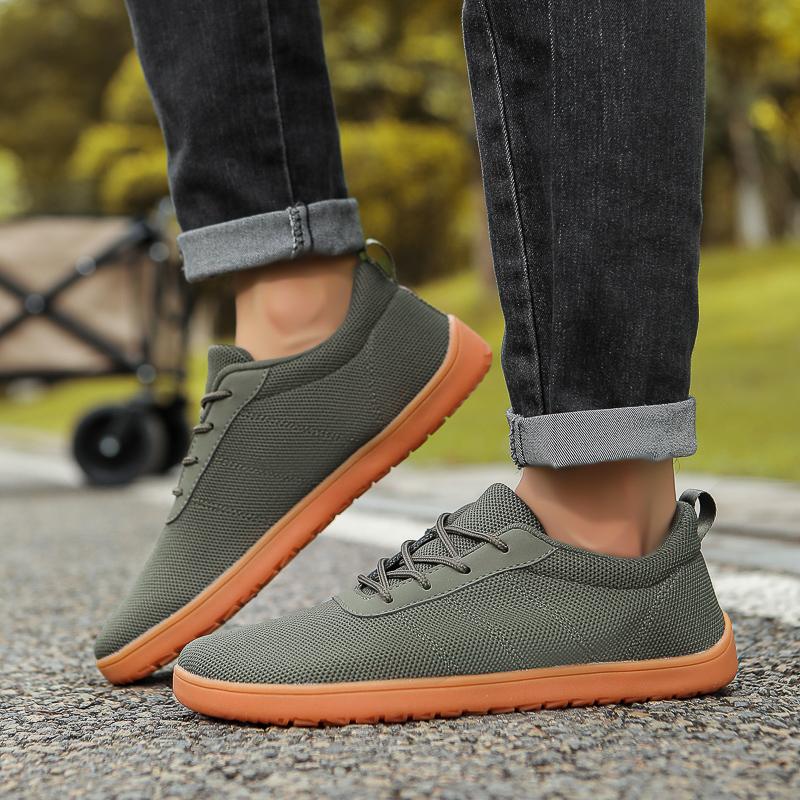 Дышащие сетчатые балетки для ходьбы, нескользящие повседневные кроссовки с широким носком, спортивная обувь для тренировок в зале, для путешествий, для бега