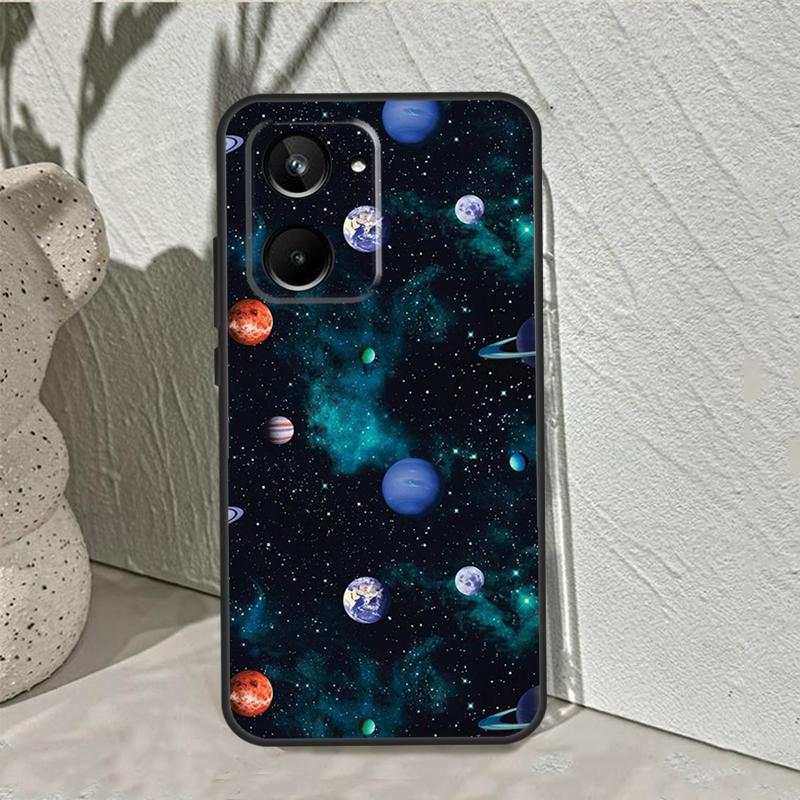 Чехол Космос Планета Звезда для Realme 8 9 11 10 Pro Plus C11 C15 C25s C21Y C30 C31 C33 C35 C53 C55 GT Neo 5 3T 2T