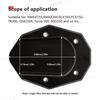 1Pc Aluminum Motorcycle Side Stand Pad Universal Enlarger Foot Extension Kickstand Support Plate For Motorbike Modification