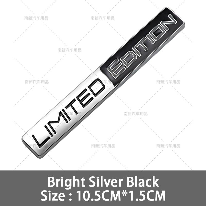Metal Limited Car Front Grill Emblem Stickers Rear Trunk Badge Decal For Jeep Wrangler Grand Cherokee Dodge SRT Challenger ALW1