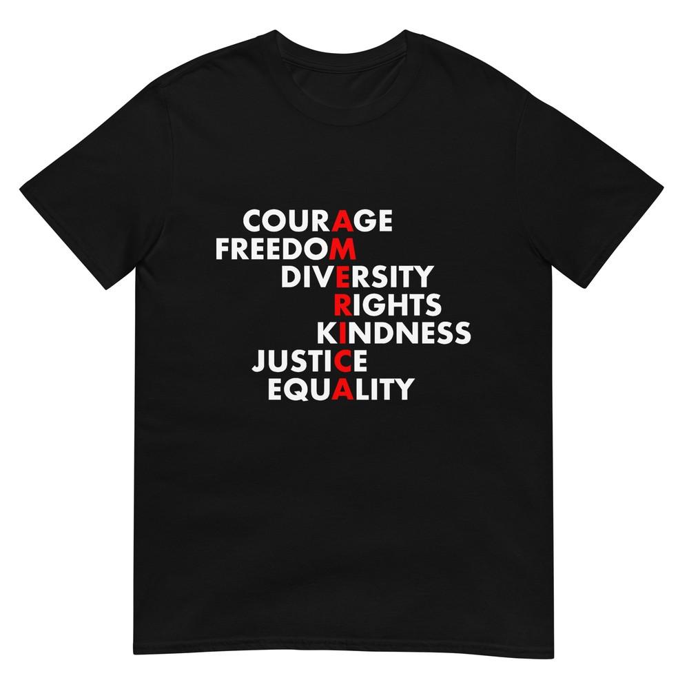 Future Culture Apparel Унисекс Взрослые Черная Анти-Трамп Сопротивление Политическая Футболка