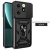 For Tecno Spark GO 2024 Case Slide Camera Protect Phone Cases For Tecno Spark 20 20C Pop 8 Magnetic Ring Stand Armor Back Cover