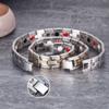 Ikuinen Magnetic Bracelet Male Stainless Steel Wrist Band Magnetic Bracelet Men Hand Chain for Men