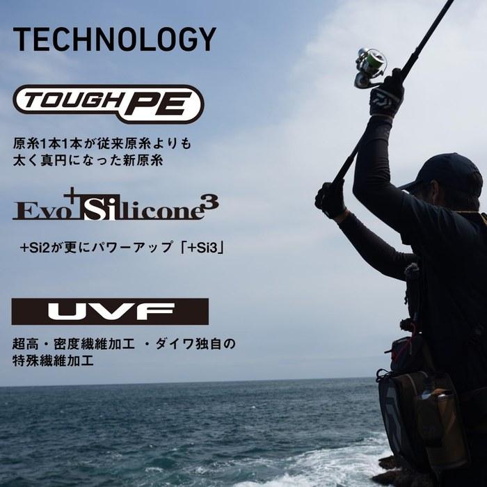Daiwa PE Line 12-Strand PE Dura Sensor 12EX LGM0.6-150 Lime Green 0.6-150m