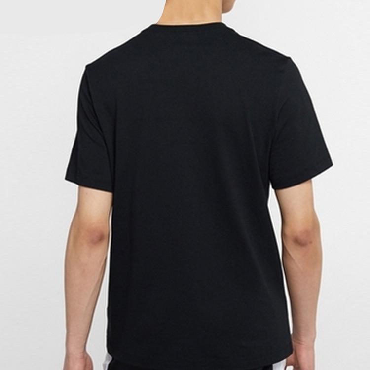 Nike Sportswear Alphabet Logo Printing Round Neck Short Sleeve Black Men's BV0629-010