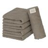[.co.jp Exclusive] Towel Laboratory's "The Reason for Lightness" #006 Face Towels, Warm Gray and Hojicha Brown, Set of 5, Quick-Drying, Thin, Easy To
