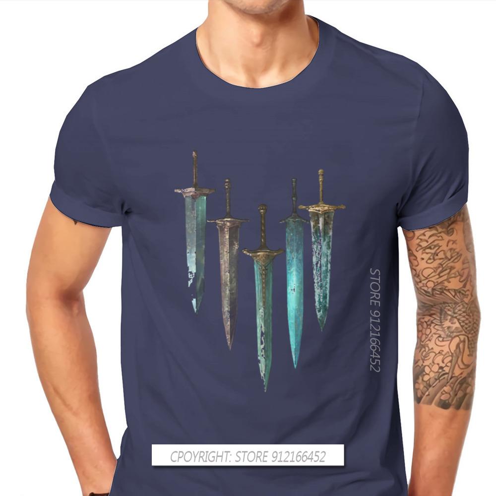 Футболки Moonlight Sword Хэллоуин Лорд Унисекс Darkstalker Kaathe Игра Мужской Харадзюкуопс Футболка Круглый вырез Большой размер