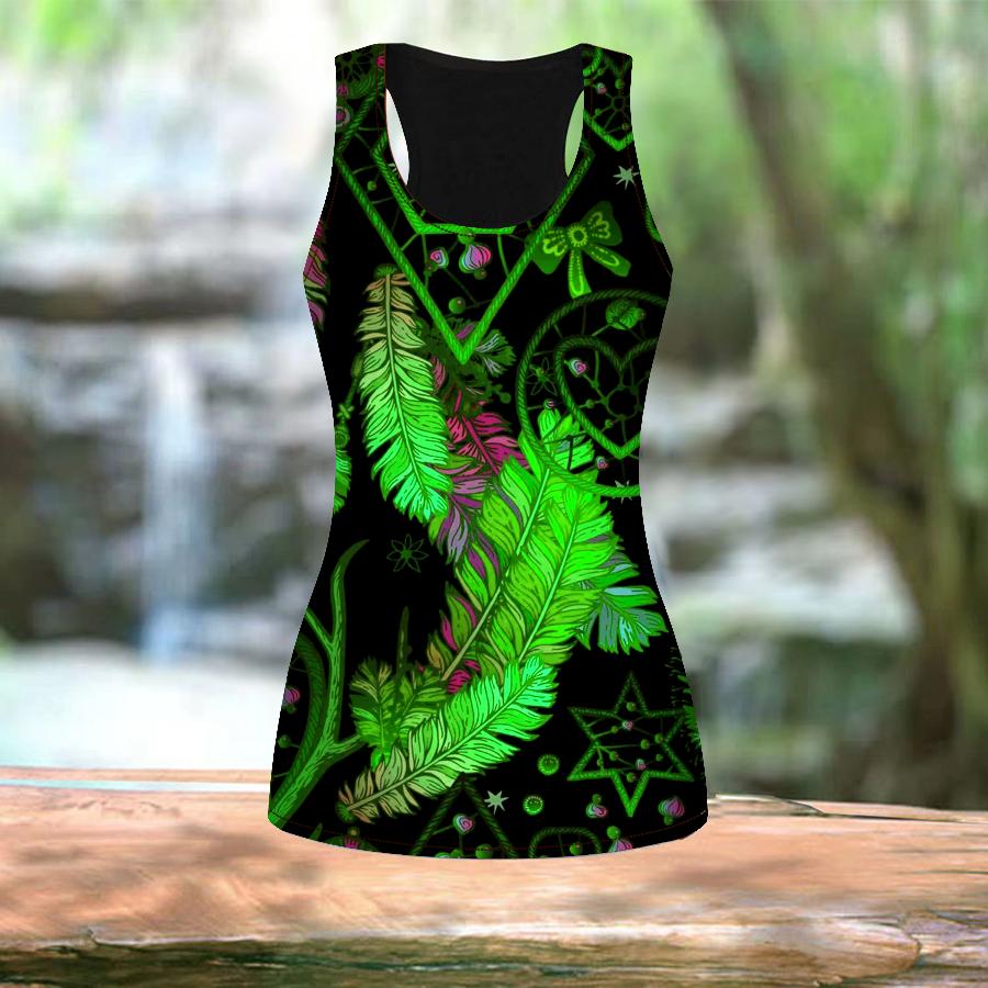 3D оранжевый колокольчик ветра с принтом перьев для женщин для тренировок, йоги, тренажерного зала, летние спортивные рубашки с принтом, жилеты больших размеров