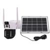 Solar Security Camera 4MP 2K Motion Detection Intelligent Alert 2 Way Talk Dual Lens Outdoor