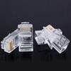 100 шт. RJ45 RJ-45 CAT5 модульный сетевой разъем Ethernet сетевой кабель Crystal Heads 8P8C адаптер лот
