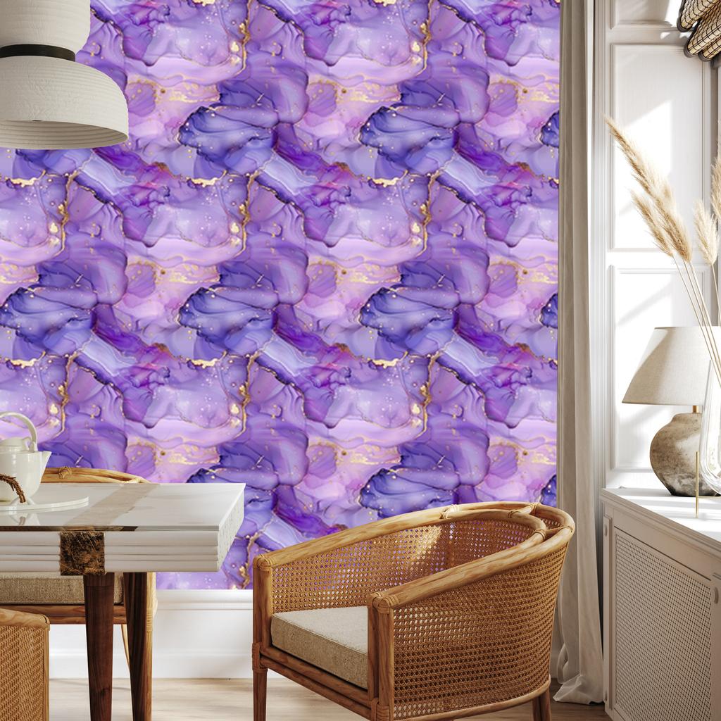 Ink Violet Wallpaper for Living Room and Bedroom 50x1000