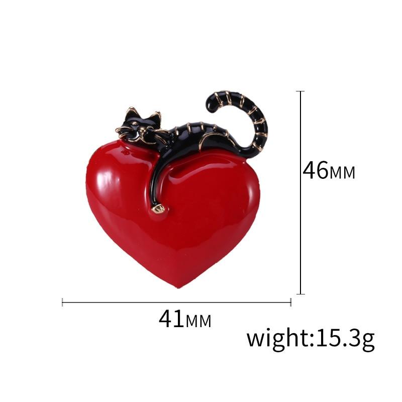 Стиль трансграничной торговли Креативный дизайн Любовь к кошкам Брошь Аксессуары для одежды Брошь-корсет AVE