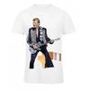 T-shirt - Johnny Hallyday - White - Short Sleeves - 100% Cotton - Size XS